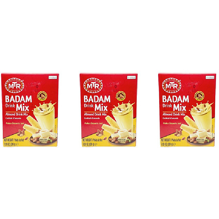 Pack of 3 - Mtr Badam Drink Mix Packet  - 200 Gm (7 Oz)