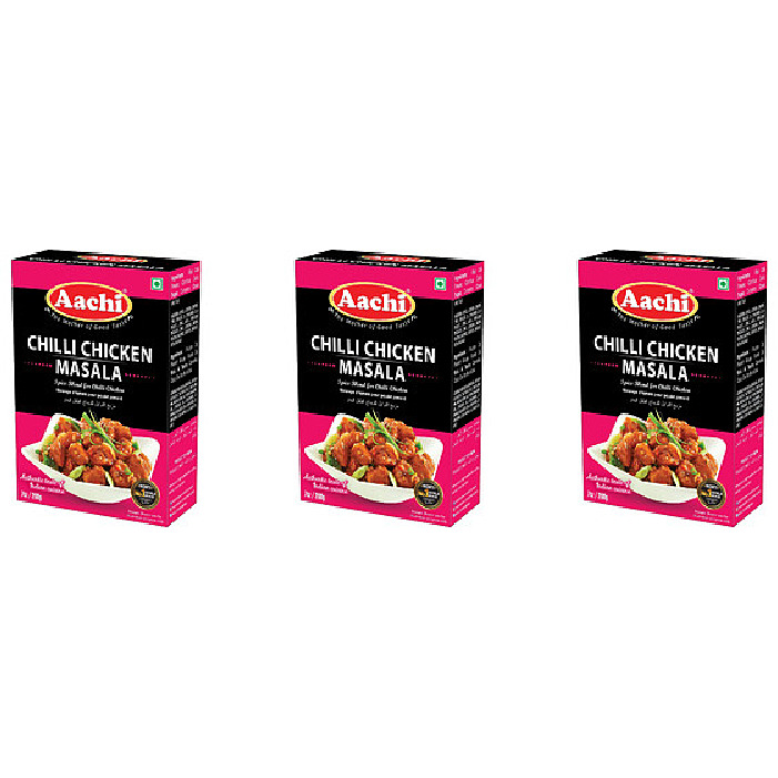 Pack of 3 - Aachi Chilli Chicken Masala - 200 Gm (7 Oz)