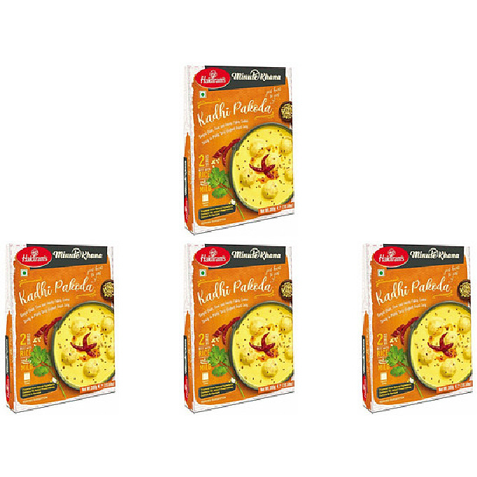 Pack of 4 - Haldiram's Ready To Eat Kadhi Pakoda - 300 Gm (10.59 Oz)