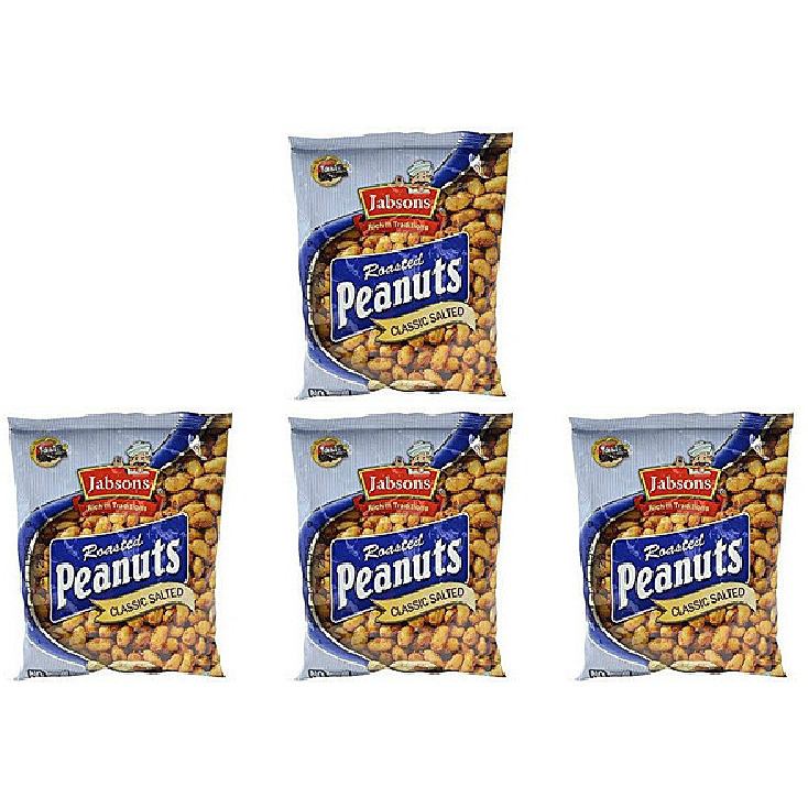 Pack of 4 - Jabsons Roasted Peanuts Classic Salted - 160 Gm (5.64 Oz)