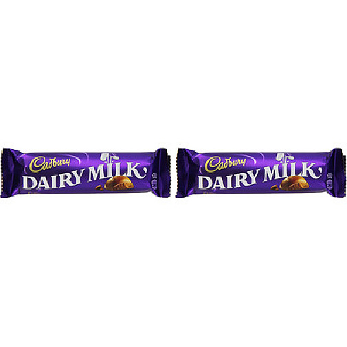 Pack of 2 - Cadbury Dairy Milk Chocolate - 45 Gm (2 Oz)