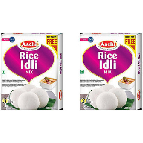Pack of 2 - Aachi Rice Idli Mix - 200 Gm (7 Oz)