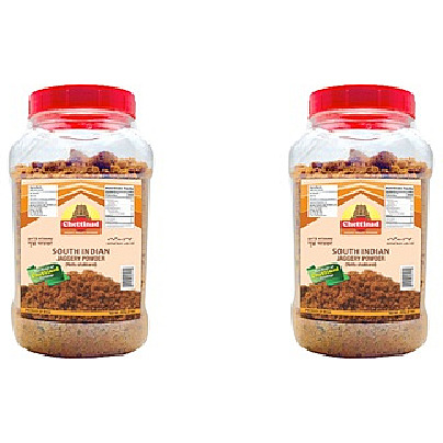 Pack of 2 - Chettinad South Indian Jaggery Powder - 2 Lb (907 Gm)