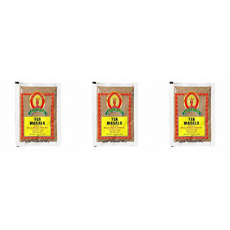 Pack of 3 - Laxmi Tea Masala - 3.5 Oz (100 Gm)