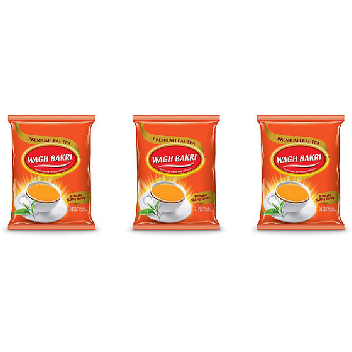 Pack of 3 - Wagh Bakri Premium Tea - 2 Lb (907 Gm)