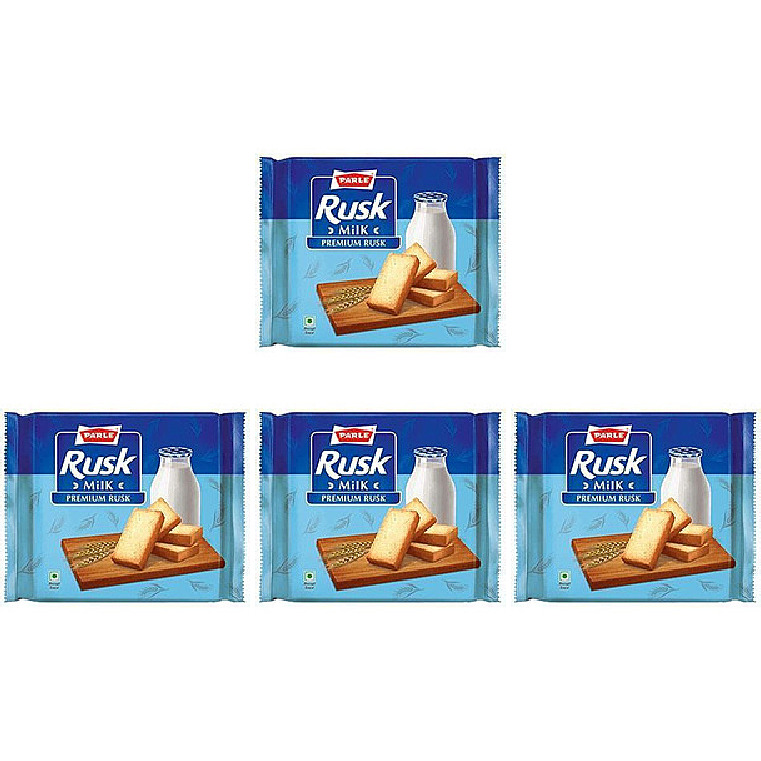 Pack of 4 - Parle Rusk Milk - 182 Gm (6.41 Oz)