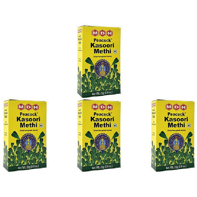 Pack of 4 - Mdh Kasoori Methi - 25 Gm (0.88 Oz)