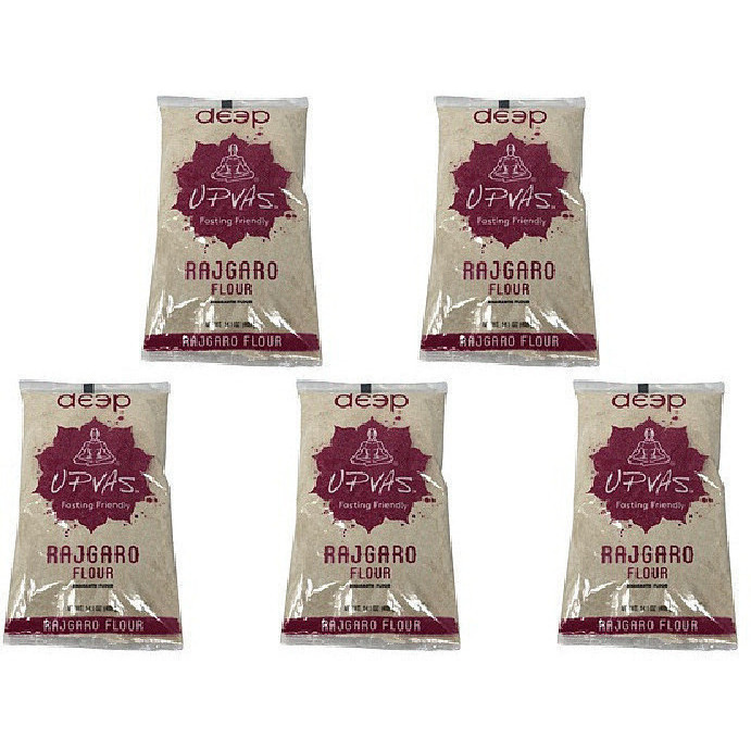 Pack of 5 - Deep Upvas Rajgaro Flour - 400 Gm (14 Oz)