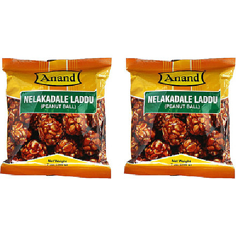 Pack of 2 - Anand Nelakadale Laddu Peanut Ball - 200 Gm (7 Oz)