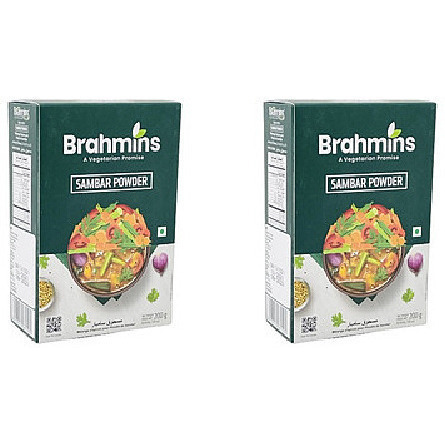 Pack of 2 - Brahmins Sambar Powder - 200 Gm (7 Oz)