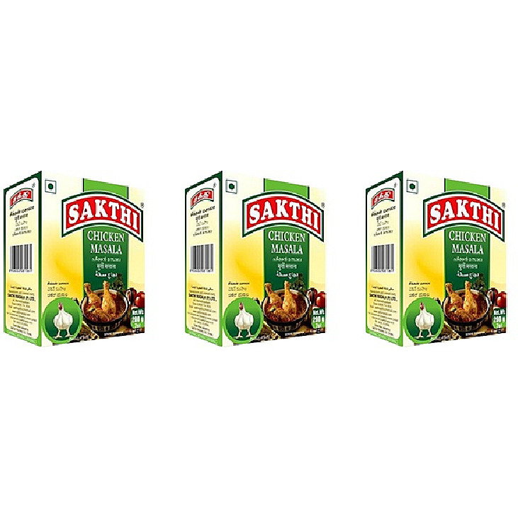 Pack of 3 - Sakthi Chicken Masala - 200 Gm (7 Oz)