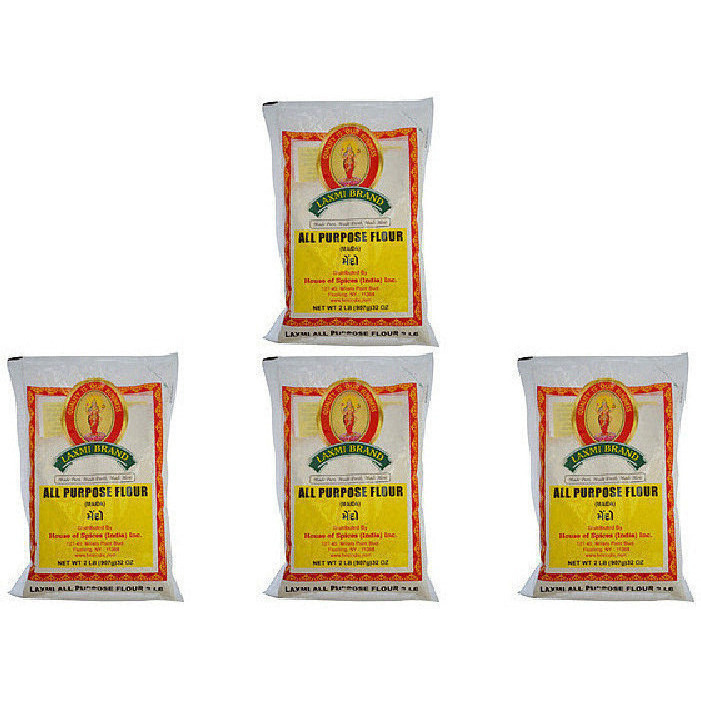 Pack of 4 - Laxmi Maida All Purpose Flour - 2 Lb (907 Gm)
