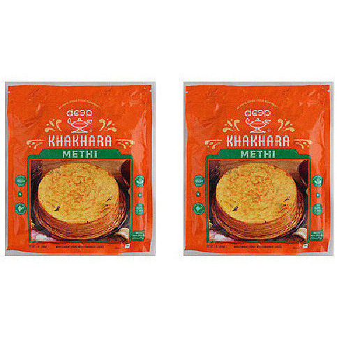 Pack of 2 - Deep Methi Khakhara - 200 Gm (7 Oz)