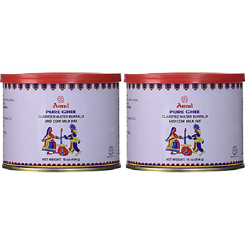 Pack of 2 - Amul Pure Ghee - 454 Gm (16 Oz)