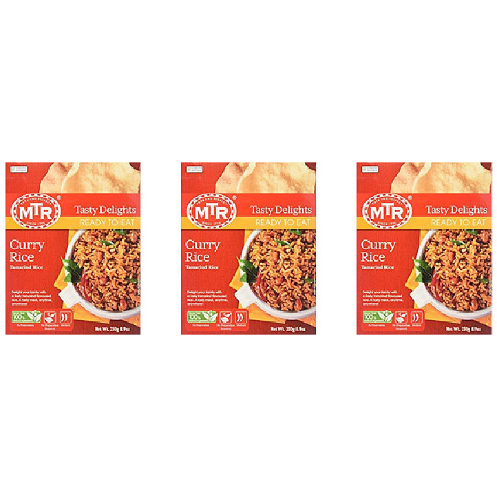 Pack of 3 - Mtr Curry Rice - 250 Gm (8.8 Oz)