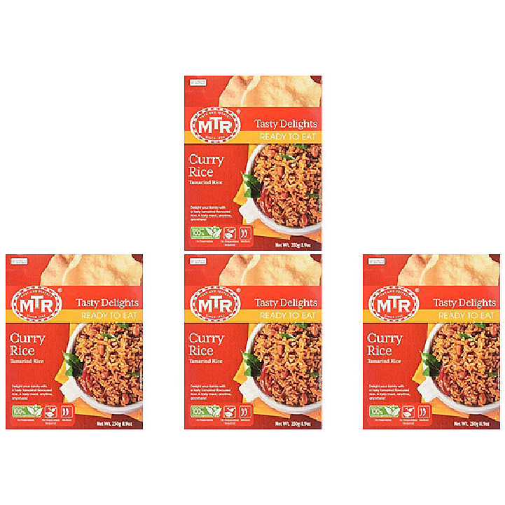 Pack of 4 - Mtr Curry Rice - 250 Gm (8.8 Oz)