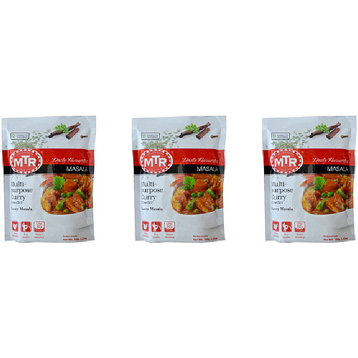 Pack of 3 - Mtr Multi Purpose Curry Powder - 100 Gm (3.5 Oz) [Fs]