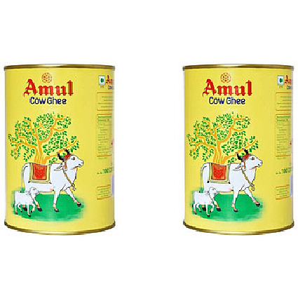 Pack of 2 - Amul Cow Ghee -  1l (905 Gm)