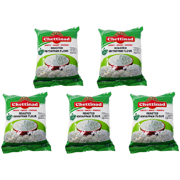 Pack of 5 - Chettinad Roasted Idiyappam Flour - 1 Kg (2.2 Lb)