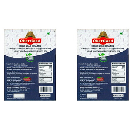 Pack of 2 - Chettinad Horse Gram Dosa Mix - 500 Gm (1.1 Lb)