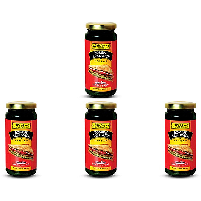 Pack of 4 - Mother's Recipe Bombay Sandwich Spread - 250 Gm (8.8 Oz)