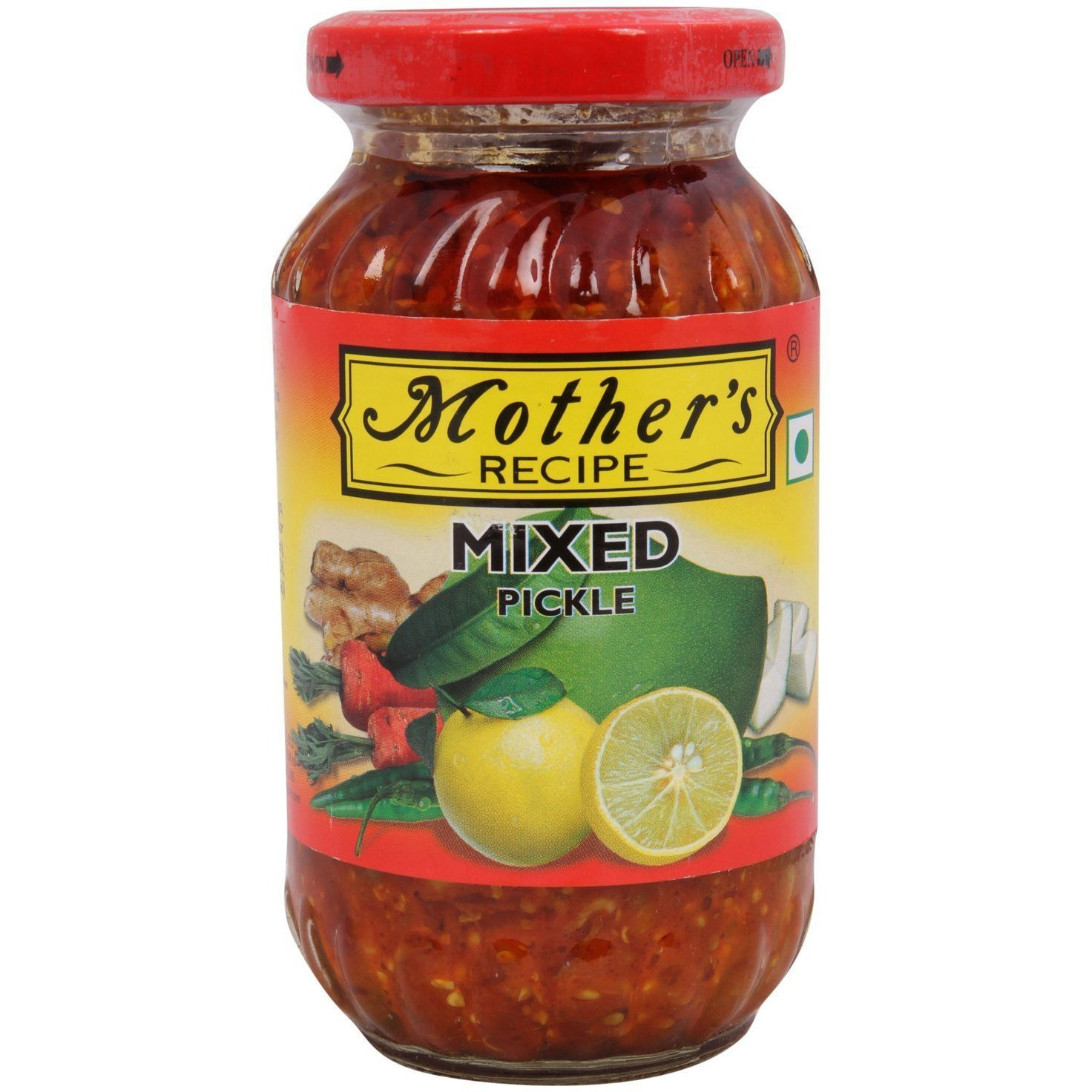 Pack of 2 - Mother's Recipe Mixed Pickle South Indian Style - 300 Gm (10.6 Oz) [Buy 1 Get 1 Free]
