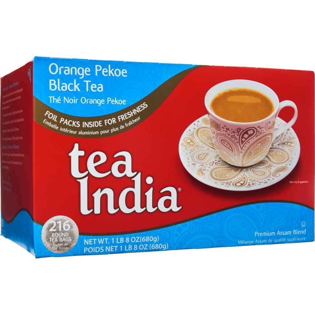 Pack of 3 - Tea India Premium Orange Pekoe Black Tea - 216 Ct - 24 Oz (680 Gm)