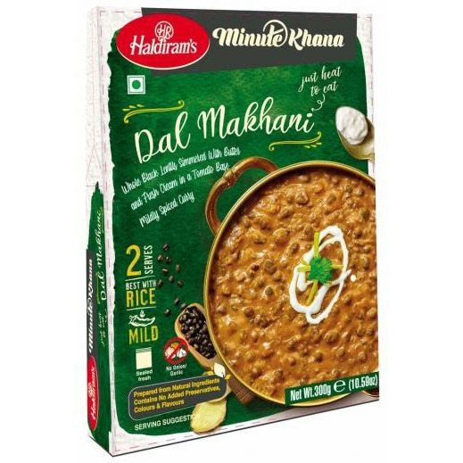 Pack of 4 - Haldiram's Ready To Eat Dal Makhani - 300 Gm (10.59 Oz)