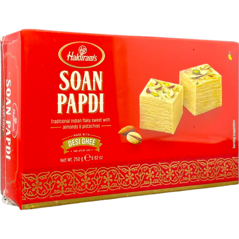 Pack of 4 - Haldiram's Soan Papdi Desi Ghee - 250 Gm (8.81 Oz)