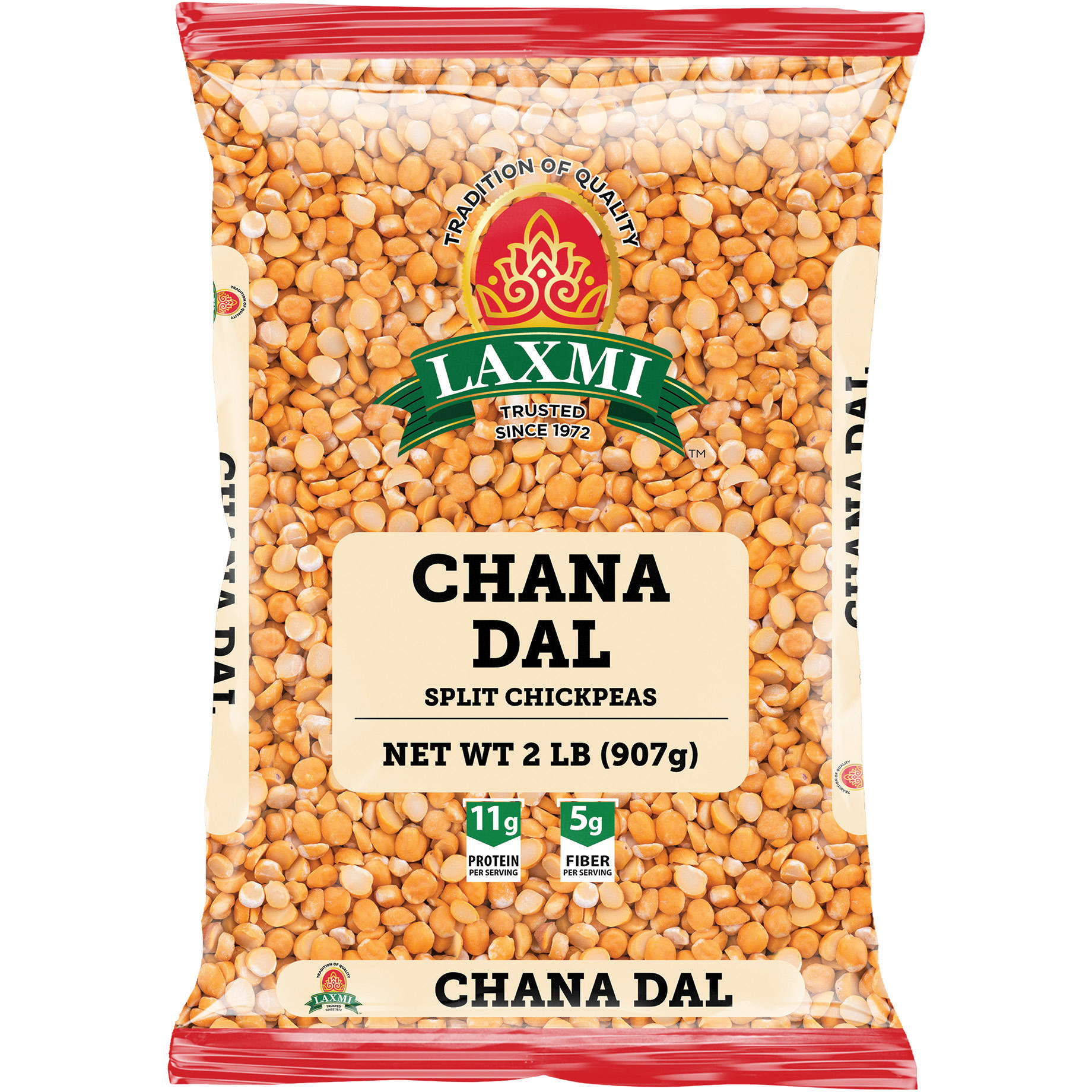 Pack of 4 - Laxmi Chana Dal - 2 Lb (908 Gm)