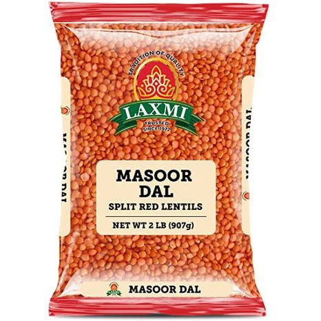 Pack of 4 - Laxmi Masoor Dal - 2 Lb (907 Gm)