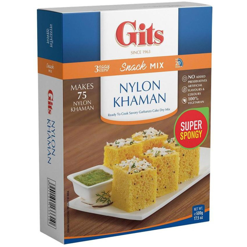 Pack of 5 - Gits Nylon Khaman - 180 Gm (6.3 Oz)
