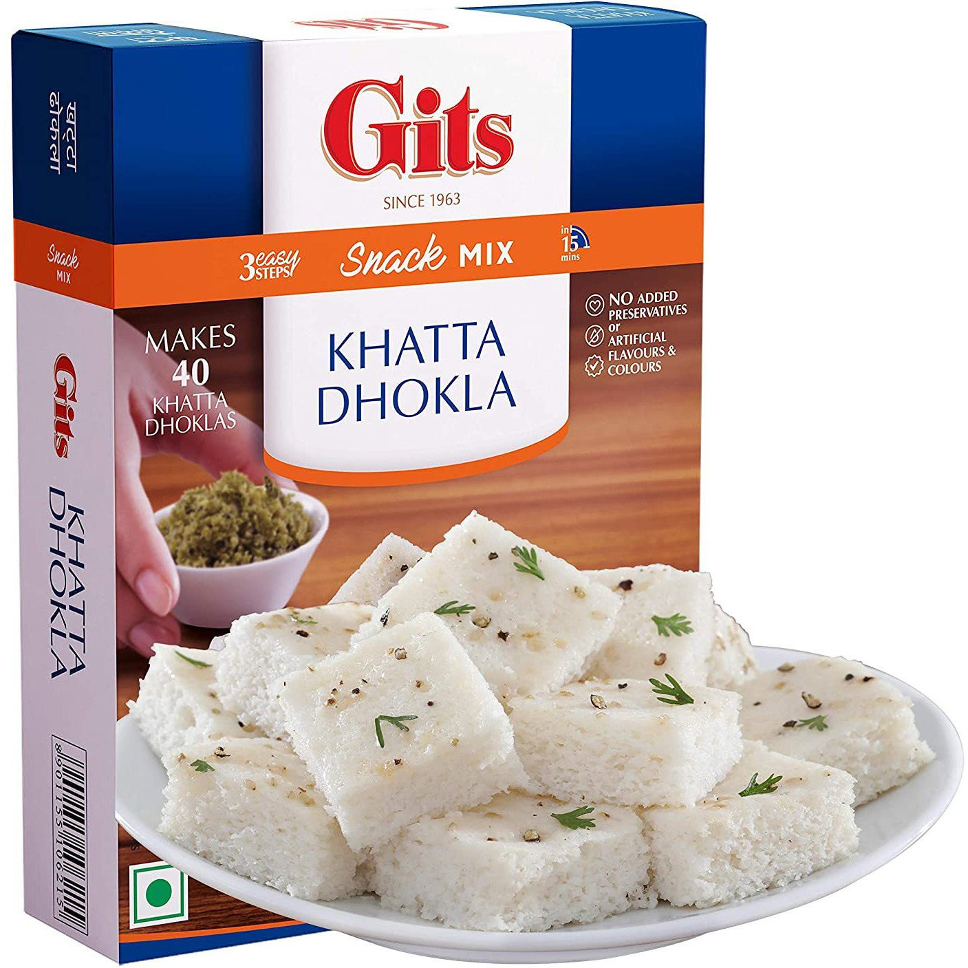 Pack of 2 - Gits Khatta Dhokla Mix - 200 Gm (7 Oz)