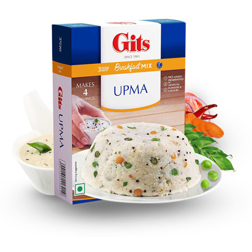 Pack of 3 - Gits Upma Mix - 200 Gm (7 Oz)