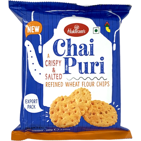 Pack of 3 - Haldiram's Chai Puri - 200 Gm (7.06 Oz)