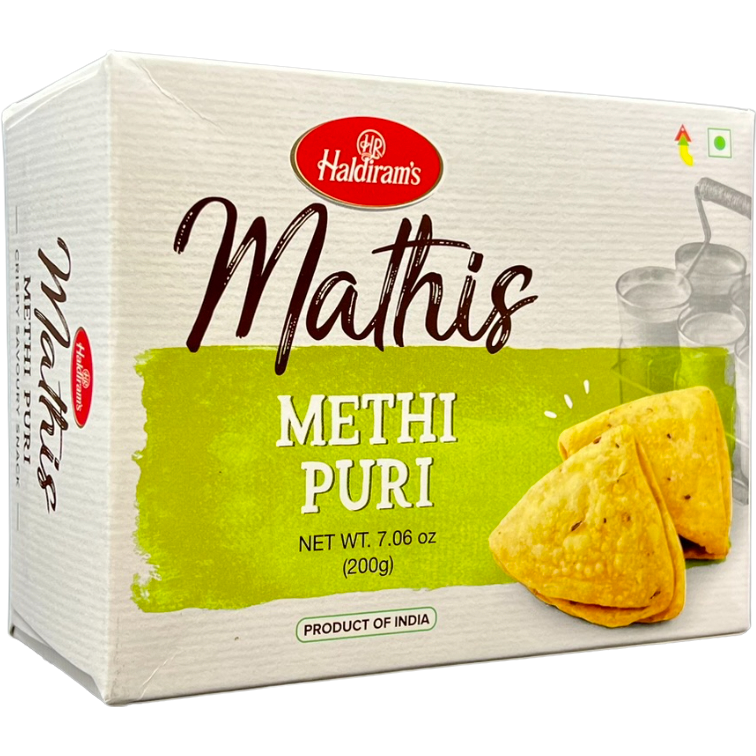 Pack of 3 - Haldiram's Methi Puri - 200 Gm (7 Oz)