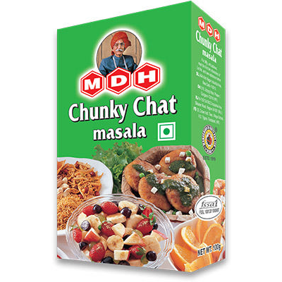 Pack of 4 - Mdh Chunky Chat Masala - 500 Gm (1.1 Lb)