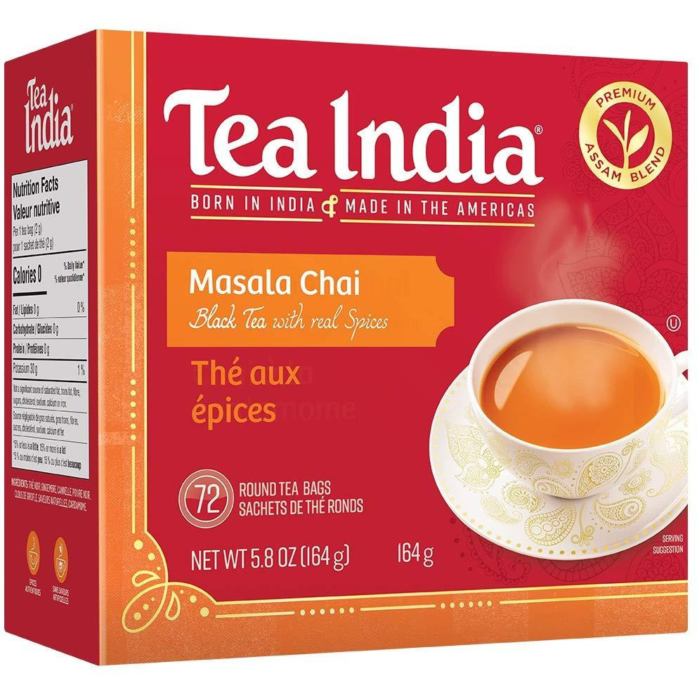 Pack of 2 - Tea India Masala Chai Tea 80 Ct - 182 Gm (6.43 Oz)