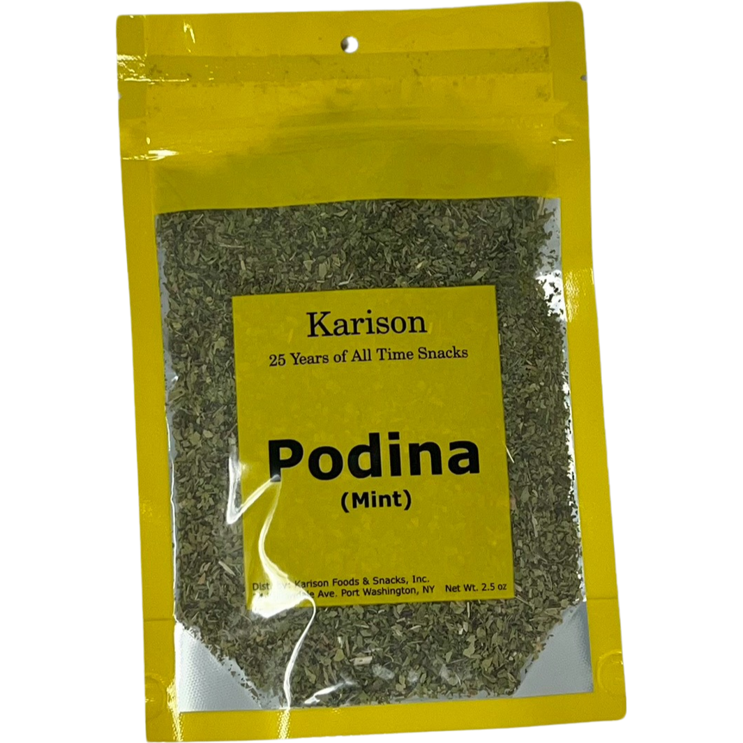 Pack of 5 - Karison Podina Spearmint Leaves Dry Powder - 70 Gm (2.5 Oz)