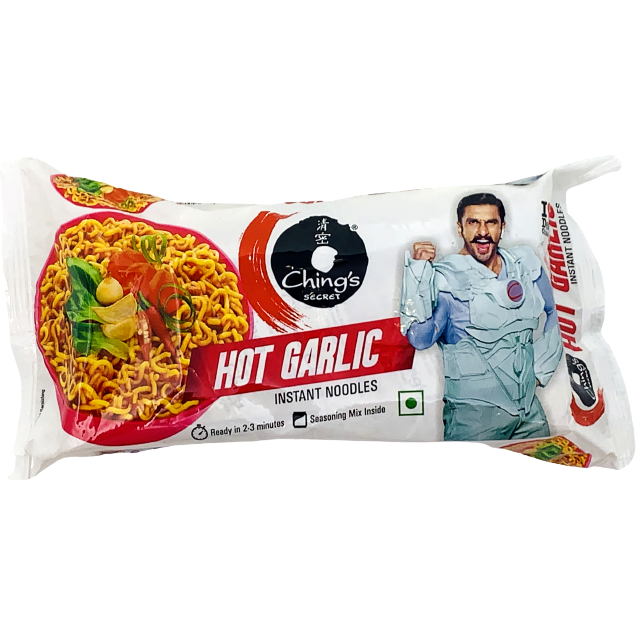 Pack of 2 - Ching's Secret Hot Garlic Noodles - 240 Gm (8.45 Oz)