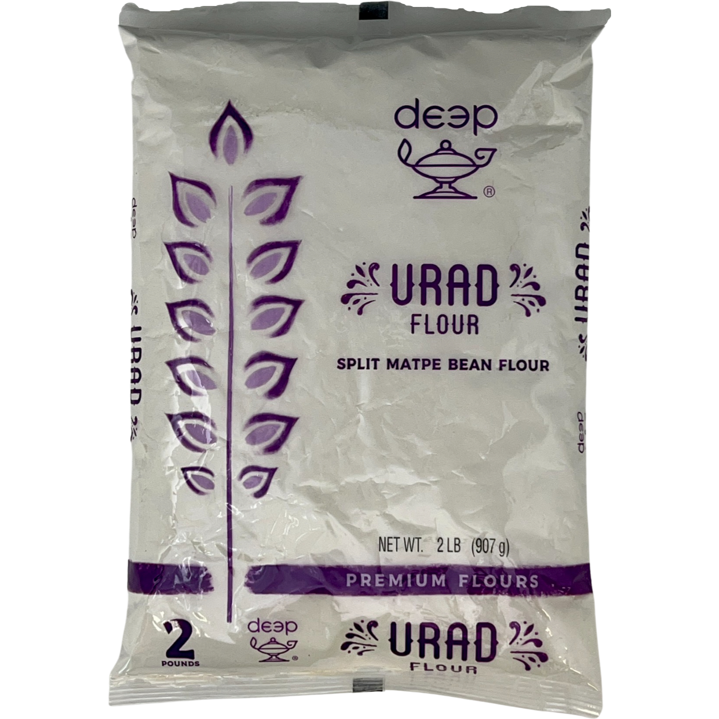 Pack of 2 - Deep Urad Flour - 2 Lb (907 Gm)