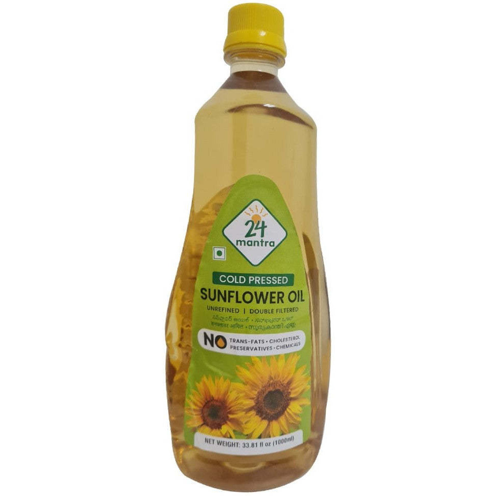 Pack of 2 - 24 Mantra Sunflower Oil - 1 L (33.8 Fl Oz)