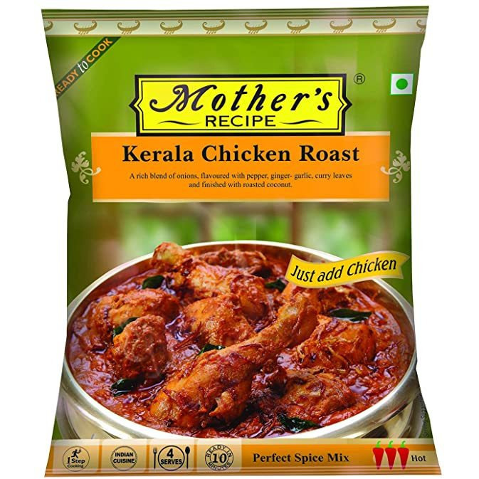 Pack of 2 - Mother's Recipe Spice Mix Kerala Chicken Roast - 100 Gm (3.5 Oz)