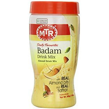Pack of 4 - Mtr Badam Drink Mix Jar - 500 Gm (1.1 Lb)