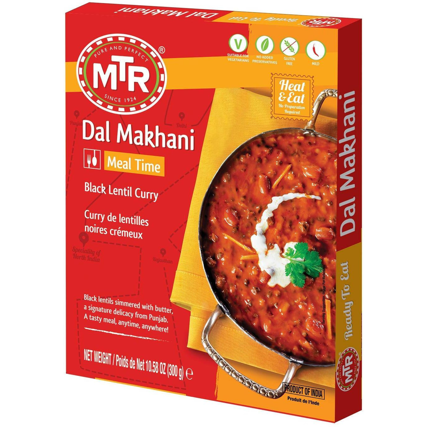 Pack of 3 - Mtr Ready To Eat Dal Makhani - 300 Gm (10.58 Oz)