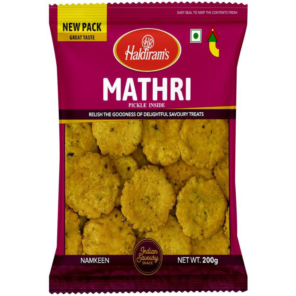 Pack of 3 - Haldiram's Mathri - 400 Gm (14.1 Oz)