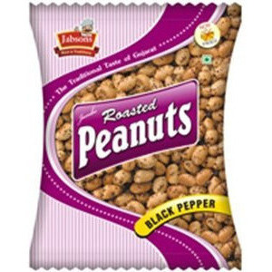 Pack of 5 - Jabsons Roasted Peanuts Black Pepper - 140 Gm (4.94 Oz)