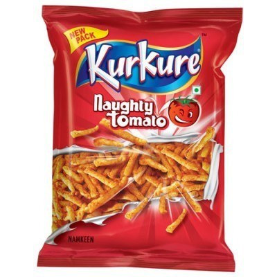Pack of 2 - Kurkure Naughty Tomato - 90 Gm  (3.17 Oz)