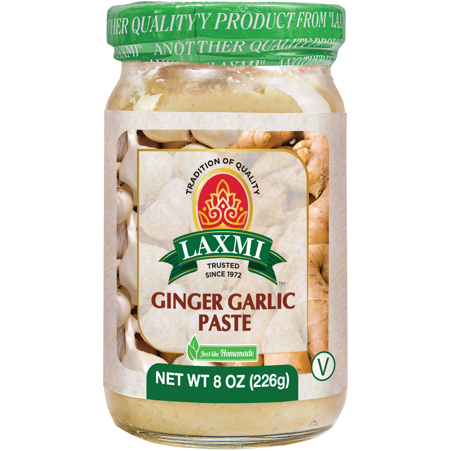 Pack of 3 - Laxmi Ginger Garlic Paste - 8 Oz (226 Gm)