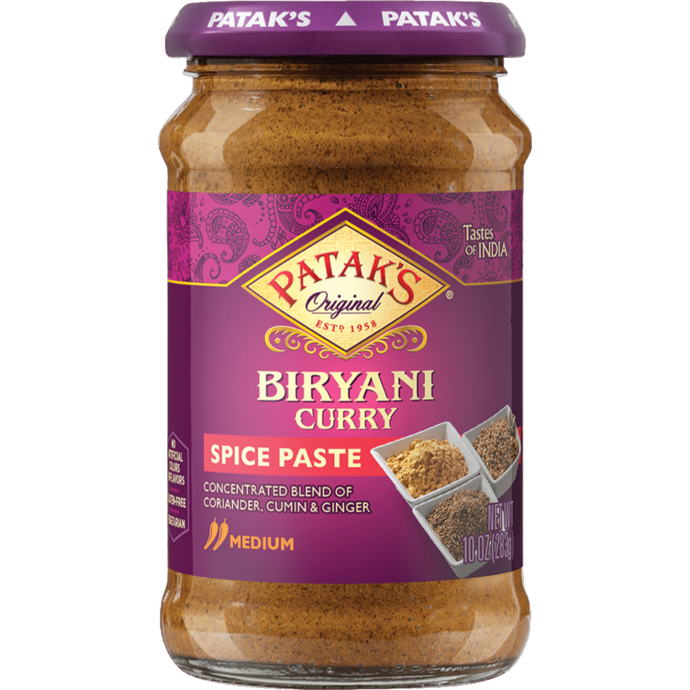 Pack of 2 - Patak's Biryani Curry Spice Paste Medium - 10 Oz (283 Gm)